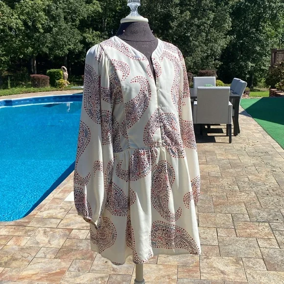 Paisley Print Tunic Top or Dress - Picture 6 of 6